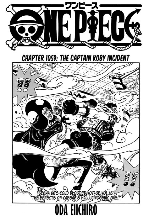 One Piece Chapter 1059 One Piece Manga Online