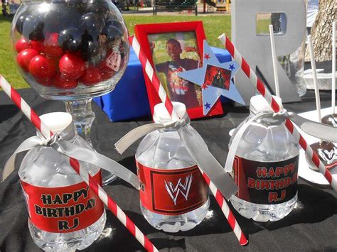 wwe wrestling birthday party ideas photo    catch  party