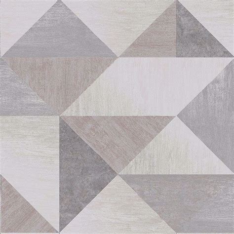 2734 42435 Exeter Grey Geometric Wallpaper By Brewster