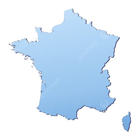 France Map Boundary Silhouette Atlas Background Png Transparent