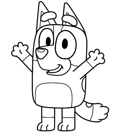 Bluey Coloring Pages Pdf Bluey Coloring Pages In 2021 Coloring Pages