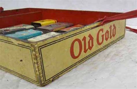 Old Gold Cigarette Girl Tray Lot 235