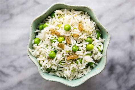 Basmati Rice Salad With Peas Mint And Lemon Recipe