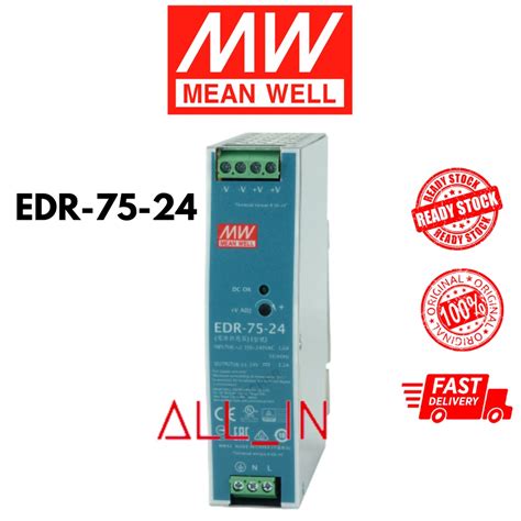 Mean Well Edr 75 24 24v 75w 32a Edr 120 24 24v 120w 5a Meanwell