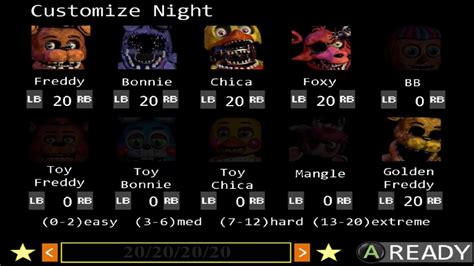 Fnaf 2 Xbox One All Withered Challenge Five Nights At Freddys 2