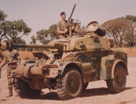 Rhodesian Eland Mk 7 Armoured Car During The Rhodesian Bush War R