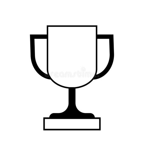 Championship Vector Icon Winner Trophy Vector Icon Symbol Stock Vector