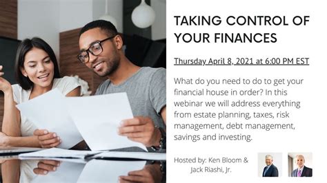 Apr 8 Taking Control Of Your Finances Farmington Mi Patch