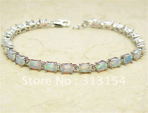 925 Jewelry Gemstone Jewelry Opal Bracelet Beaded Bracelets Fire