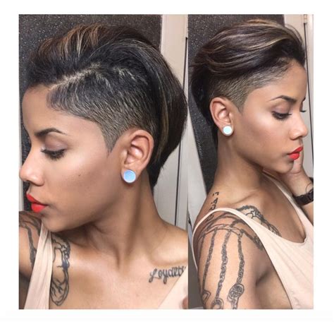 Black Female Hairstyles With Shaved Sides Archives Wavy Haircut