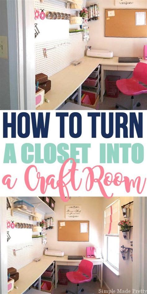For the last couple of years i have been using a small corner of my living room as my craft space. How to Turn A Closet Into a Craft Room | My Craft Room ...