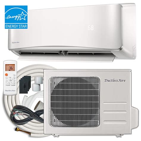 Essentially, my workshop is a separate building from my main house and it has 2 levels. DuctlessAire Energy Star 24,000 BTU 2 Ton Ductless Mini ...