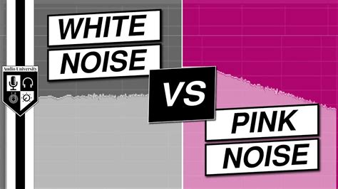 White Noise Vs Pink Noise Audio Engineering And Music Production Youtube