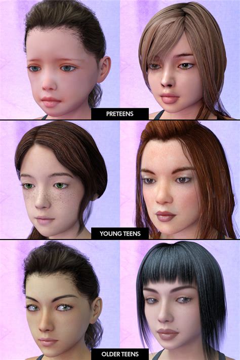 Girls For Growing Up For Genesis 8 Female Daz 3d