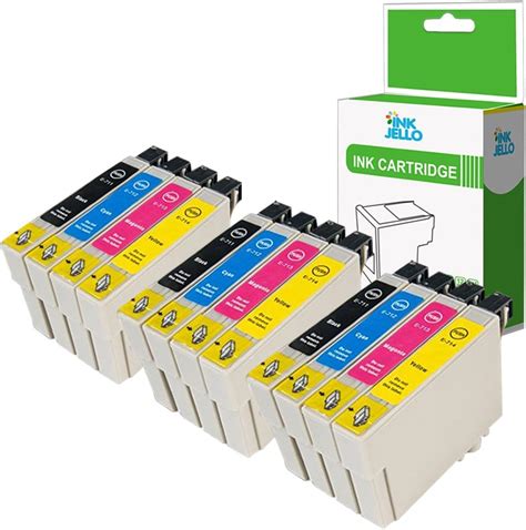 Inkjello Compatible Ink Cartridge Replacement For Epson Stylus Cx4300 D120 D5050 D78 D92 Dx400