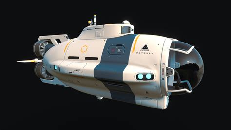 Subnautica Concept Odyssey Science Sub 3d Model By Keptin 5d0c389