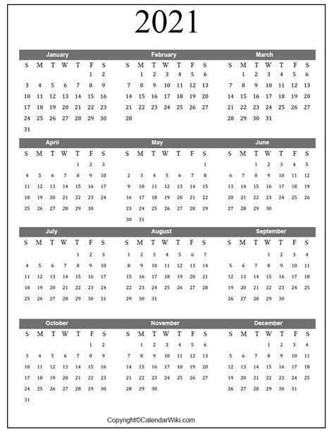 Free Editable Yearly Calendar 2021 Example Calendar Printable Riset