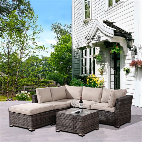 Patio Furniture Set Clearance, 4 Piece Patio Furniture Sets with ...