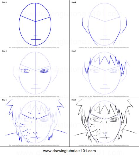 How To Draw Naruto Step By Step Easy At Drawing Tutorials