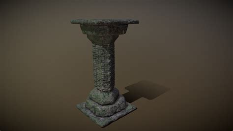 Stone Column Download Free 3d Model By Elisey Dwelfster Da28e89 Sketchfab