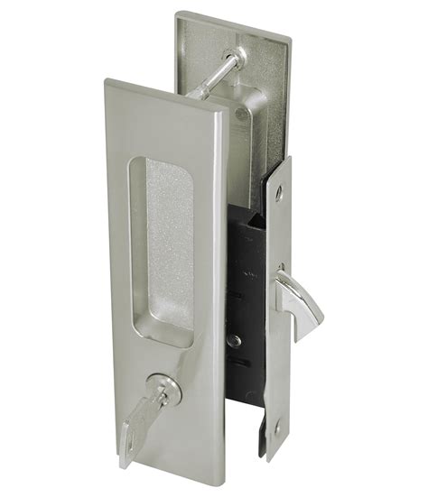 Supreme Entrance Privacy Slidingpocket Door Lock Set With Thumb Turn