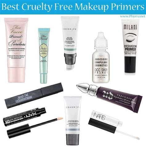In the us manufacturers have the legal responsib. Best Cruelty Free Makeup Primers