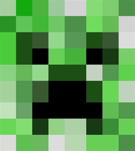 Pixel Art Minecraft Creeper Face Minecraft Creeper Face Sticker Decal