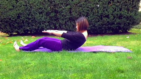 How To Do The Roll Up Pilates Youtube