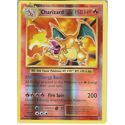 Some of these rare cards are harder to get than others. Pokemon Trading Card Game Charizard 11/108 | Rare REVERSE HOLO Card | XY Evolutions - Trading ...