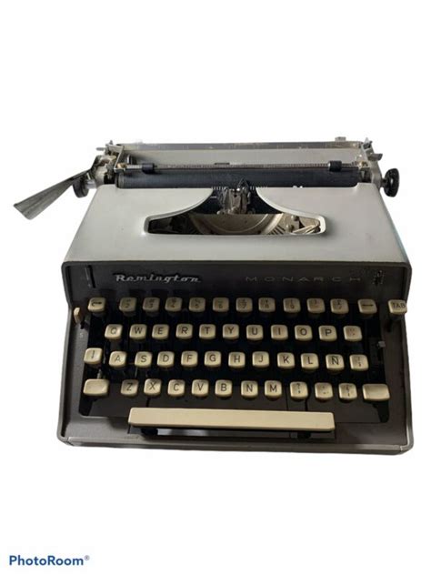 1964 Remington Monarch On The Typewriter Database