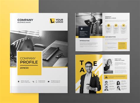 Company Profile, Word Template by Brochure Design on Dribbble