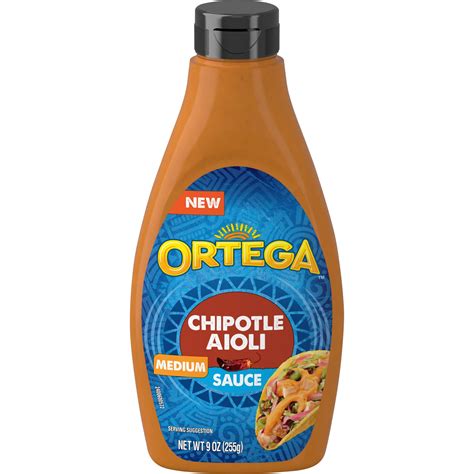 ortega taco sauces chipotle aioli sauce