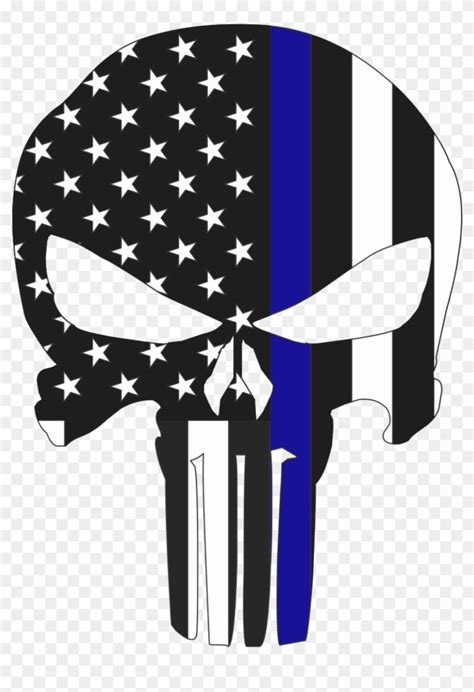 Blue Skull Png Punisher Skull Svg Free Transparent Png Cricut