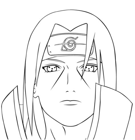 Printable Uchiha Itachi Coloring Pages Anime Coloring Pages