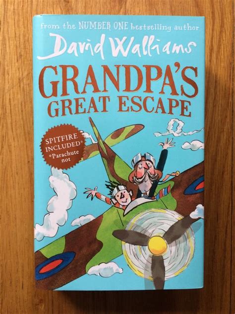 Grandpas Great Escape By David Walliams New Hardcover 2015 Signed