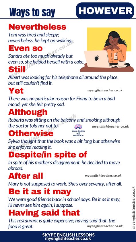 Words And Phrases To Use Instead Of However My Lingua Academy