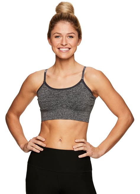 Rbx Rbx Active Womens Seamless Low Impact Workout Sports Bra