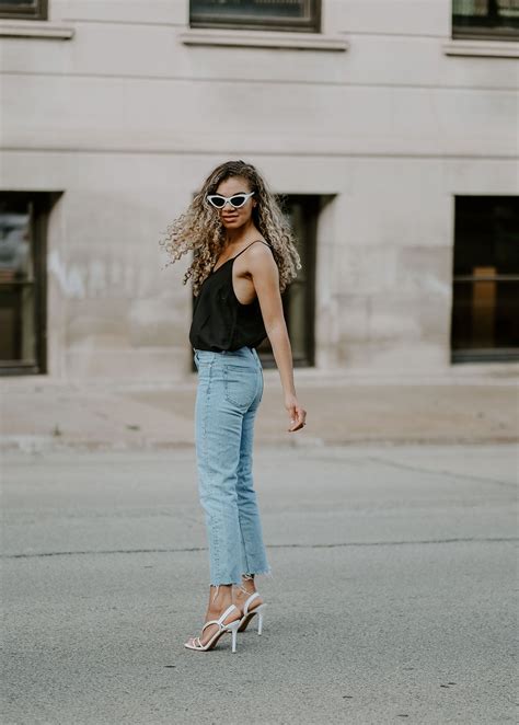 2 Ways To Dress Up Your Jeans My Chic Obsession Jeans With Heels Dress And Heels Spring