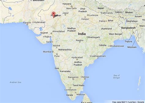 Jodhpur On Map Of India