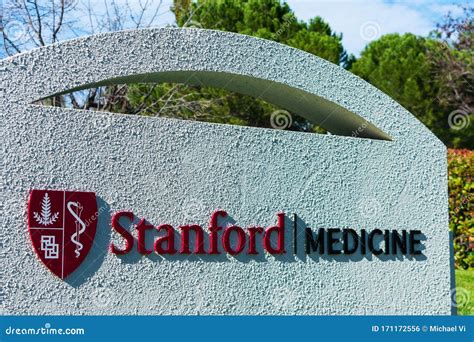 Stanford Medicine Sign At A Premier Medical School And World Class