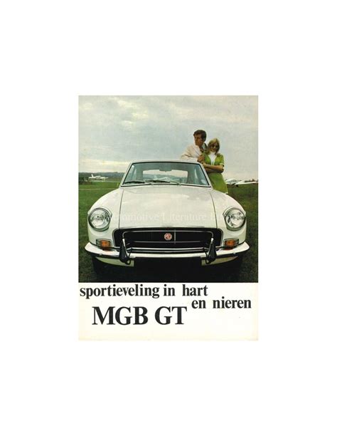 1967 MG MGB GT BROCHURE DUTCH