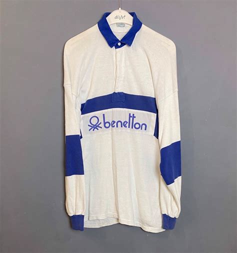 Rare Vintage Rugby Jersey Benetton 1980s Etsy