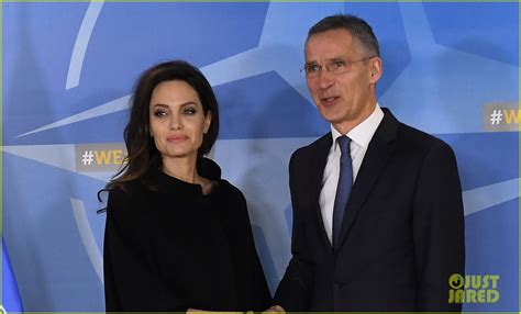 Photo Angelina Jolie Nato Meeting 04 Photo 4024991 Just Jared