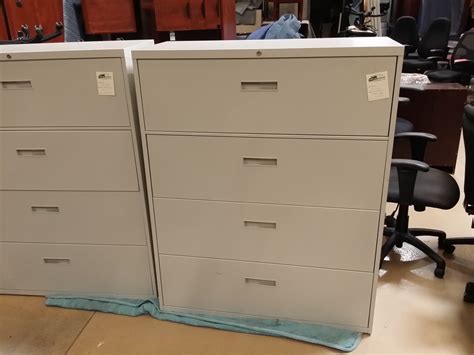 Lateral 4 drawer cabinet are compact in. Used Steelcase 4 Drawer Lateral File Cabinet (Putty ...