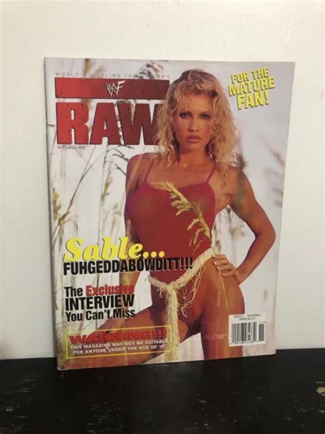 Wwf Raw Magazine Nov Sable Rena Mero W Poster Divas Wwe Wrestling