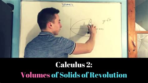 Calculus 2 Intro To Volumes Of Solids Of Revolution Disc Method