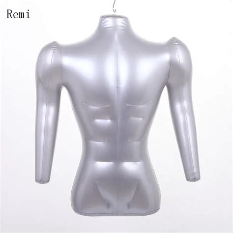 Free Shipping Inflatable Pvc Mannequin Upbody Male Mannequin Inflated