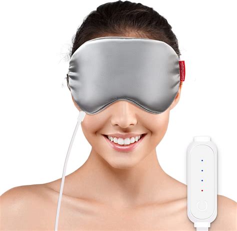 Heated Sleep Eye Mask Electric Usb Silk Heating Eye Masks