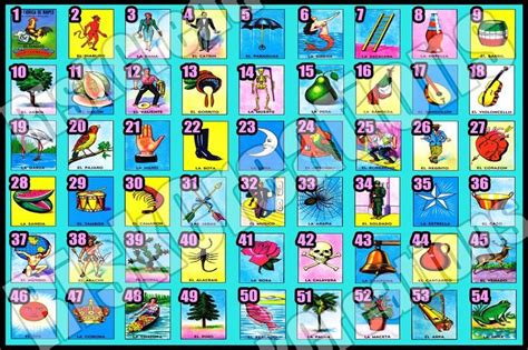The traditional lotería card deck is composed of a set of 54 different cards, each with a different picture. Loteria Game Custom 1-54 Last Card Standing Digital | Etsy | Loteria cards, Loteria, Cards