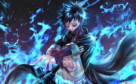 Dabi Blue Flame Wallpapers On Wallpaperdog